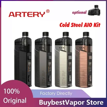 100% Original Artery Cold Steel AIO Kit with 4ml Pod Cartridge & 120W Vape Mod XP and RBA Version E-cig Vaporizer Vs Cold Steel
100% Original Artery Cold Steel AIO Kit with 4ml Pod Cartridge & 120W Vape Mod XP and RBA Version E-cig Vaporizer Vs Cold Steel