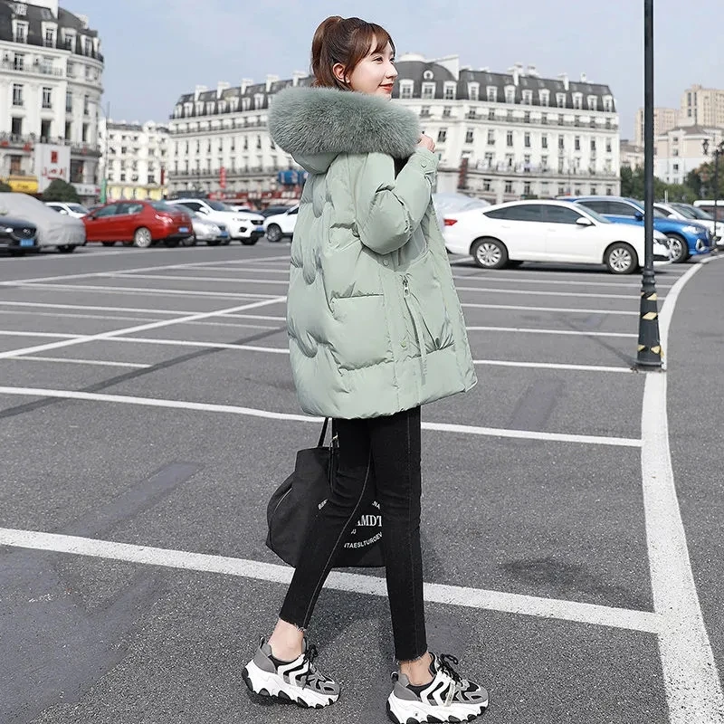 Winter down padded jacket 2023 women's mid-length padded jacket Korean loose casual ins padded jacket warm thicken parkas
Winter down padded jacket 2023 women's mid-length padded jacket Korean loose casual ins padded jacket warm thicken parkas