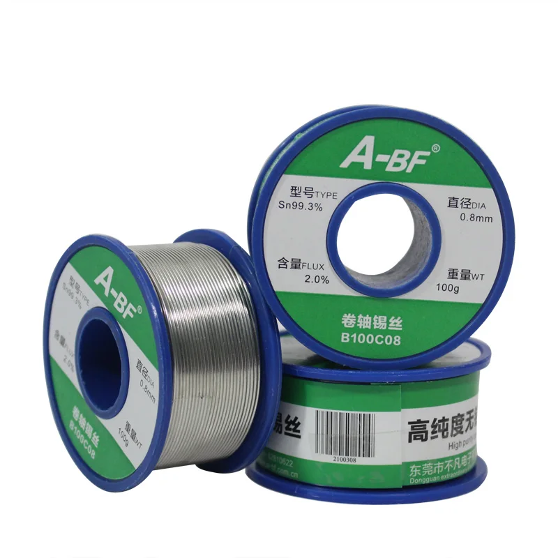 A-BF Lead-free Solder Tin Wire High Brightness No-clean Solder Wire Soldering Iron Soldering Station Tool 0.6mm/0.8mm/1.0mm
A-BF Lead-free Solder Tin Wire High Brightness No-clean Solder Wire Soldering Iron Soldering Station Tool 0.6mm/0.8mm/1.0mm