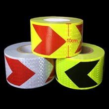10cm Width Waterproof Reflective Tape Outdoor Hazard Safety Caution Reflection Tape Warning Arrow Sticker 10cm Width Waterproof Reflective Tape Outdoor Hazard Safety Caution Reflection Tape Warning Arrow Sticker
