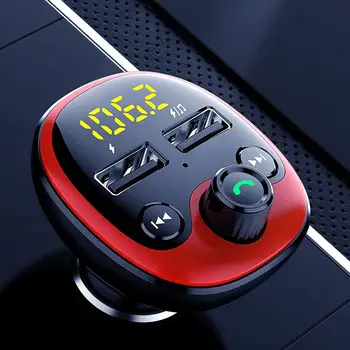 LED Display Handsfree Car Bluetooth FM Transmitter MP3 Player Dual USB Charger Wireless Handsfree Speaker Car Accessories
LED Display Handsfree Car Bluetooth FM Transmitter MP3 Player Dual USB Charger Wireless Handsfree Speaker Car Accessories
