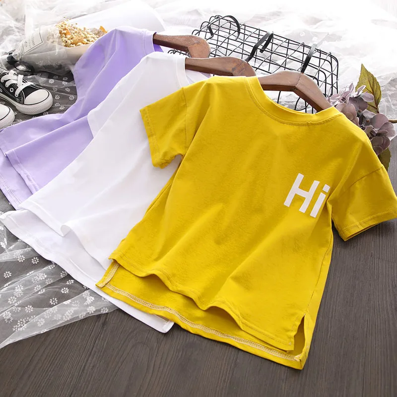 Girls Summer New Casual Short-Sleeved T-shirt Baby Loose Comfortable Printed Girls T Shirts
Girls Summer New Casual Short-Sleeved T-shirt Baby Loose Comfortable Printed Girls T Shirts