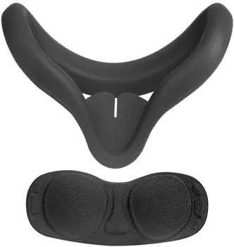 1 Pcs Silicone Cover Eye Pad for Oculus Quest 2 Eye Cushion Cover Prevent Sweat Lightproof,and 1 Pcs VR Lens Cover for Quest 2
1 Pcs Silicone Cover Eye Pad for Oculus Quest 2 Eye Cushion Cover Prevent Sweat Lightproof,and 1 Pcs VR Lens Cover for Quest 2