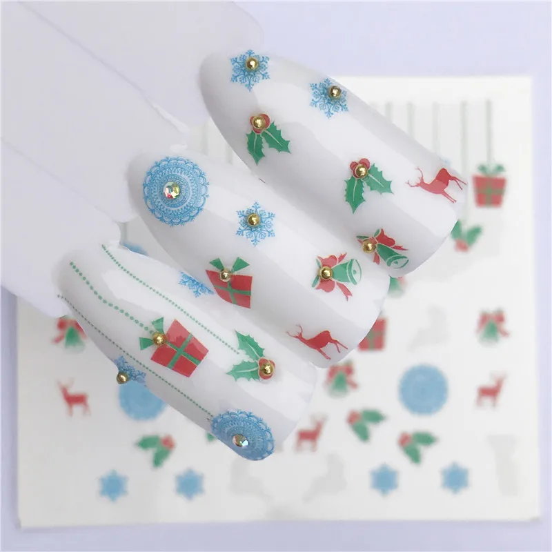 1 Sheet Christmas Pattern Nail Water Decals Snowy Landscape Winter Elk Water Sliding Transfer Stickers Xmas Nail Tattoo
1 Sheet Christmas Pattern Nail Water Decals Snowy Landscape Winter Elk Water Sliding Transfer Stickers Xmas Nail Tattoo
