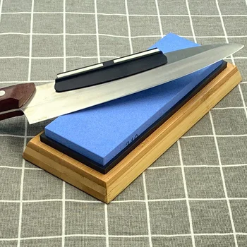 Grit 240 sharpening stone whetstone bamboo base angle guide 3 pieces set grinding system water honing Tool Professional knife
Grit 240 sharpening stone whetstone bamboo base angle guide 3 pieces set grinding system water honing Tool Professional knife