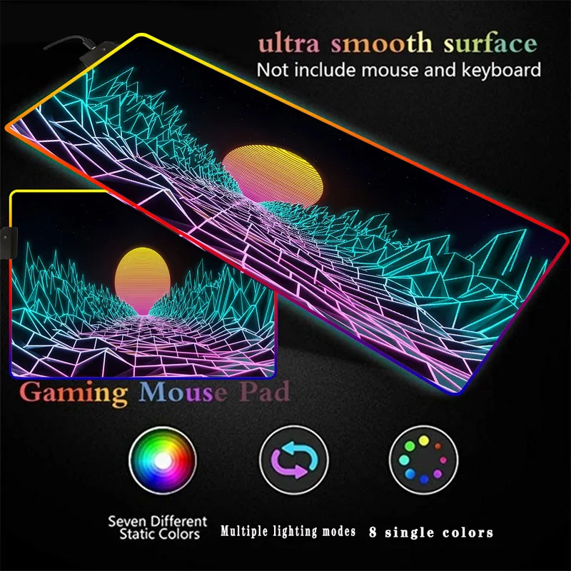 Custom Large Gaming RGB Art Abstract Landscape Mouse Pad Keyboard MousePad USB Wired LED Big Backlight Computer Desk Mouse Mat
Custom Large Gaming RGB Art Abstract Landscape Mouse Pad Keyboard MousePad USB Wired LED Big Backlight Computer Desk Mouse Mat