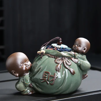 Ceramic tea pot violet arenaceous the young monk coarse pottery seal pot black tea pu-erh tea home small storage tanks
Ceramic tea pot violet arenaceous the young monk coarse pottery seal pot black tea pu-erh tea home small storage tanks