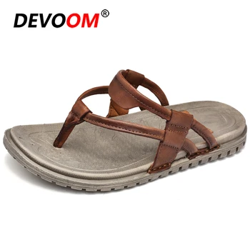 Summer Flip Flops Men Beach Slippers Leather Casual Flat Men Shoes 2020 Non-slip Slipper Slides Sandals Men Zapatos de Hombre
Summer Flip Flops Men Beach Slippers Leather Casual Flat Men Shoes 2020 Non-slip Slipper Slides Sandals Men Zapatos de Hombre