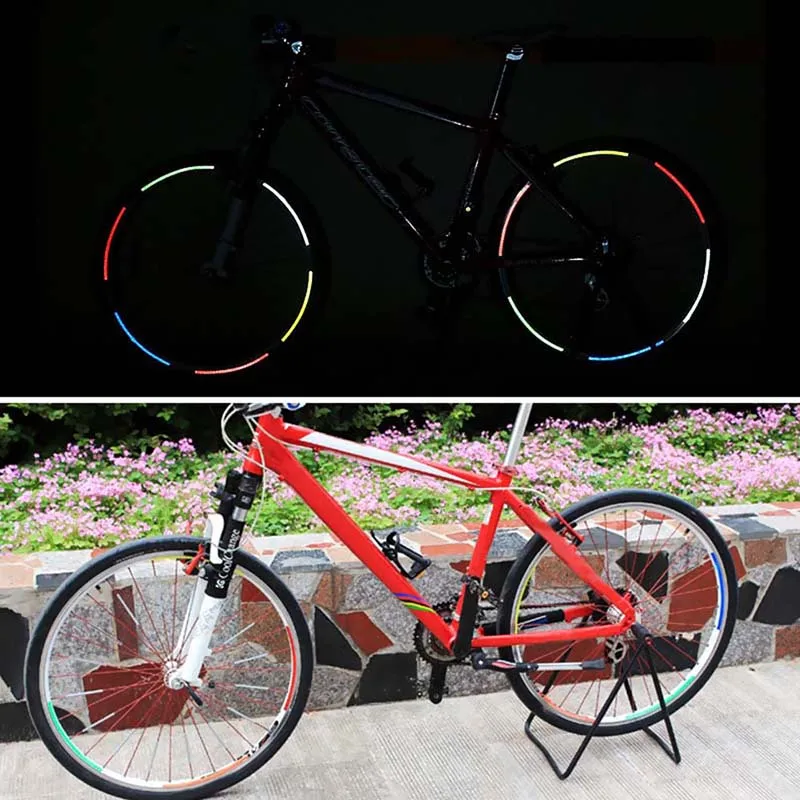 1pc Bicycle Tire Reflective Sticker Fluorescent Reflector Cycling Wheel Rim Stickers MTB Bike Wheel Reflect Cover Accessories
1pc Bicycle Tire Reflective Sticker Fluorescent Reflector Cycling Wheel Rim Stickers MTB Bike Wheel Reflect Cover Accessories