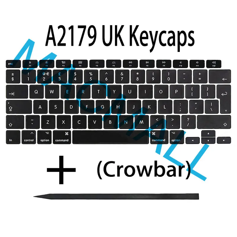 Новые колпачки для клавиш A2179 Великобритания с ломбом Macbook Air Retina 13 дюймов 2020 года