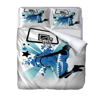 3D basketball 2/3Pcs Bedding Set With Pillowcases Extreme sport Duvet Cover Quilt Cover ForKids Queen King Sizes Bedclothes SJL
3D basketball 2/3Pcs Bedding Set With Pillowcases Extreme sport Duvet Cover Quilt Cover ForKids Queen King Sizes Bedclothes SJL