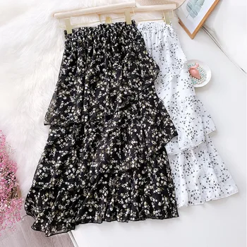 OHRYIYIE Elegant Vintage Floral Printed Skirts Women 2020 Spring Summer Midi Long Tiered Skirt Female Party Mermaid Skirt WS513
OHRYIYIE Elegant Vintage Floral Printed Skirts Women 2020 Spring Summer Midi Long Tiered Skirt Female Party Mermaid Skirt WS513