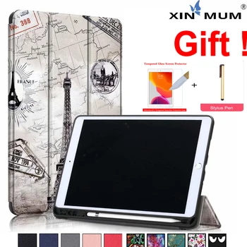 Tablet Case for Ipad 10.2 2019 Cover for Apple Ipad 7 7th 10.2" A2200 A2198 A2197 with Pen Holder Gift Tempered Glass Film 
Tablet Case for Ipad 10.2 2019 Cover for Apple Ipad 7 7th 10.2" A2200 A2198 A2197 with Pen Holder Gift Tempered Glass Film