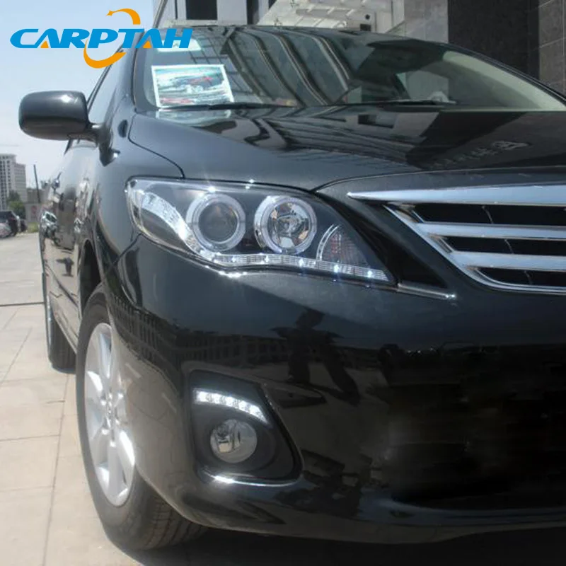 Дневные ходовые огни светодиодные 2 шт. для Toyota Corolla 2011 2012 2013 12 В водонепроницаемые