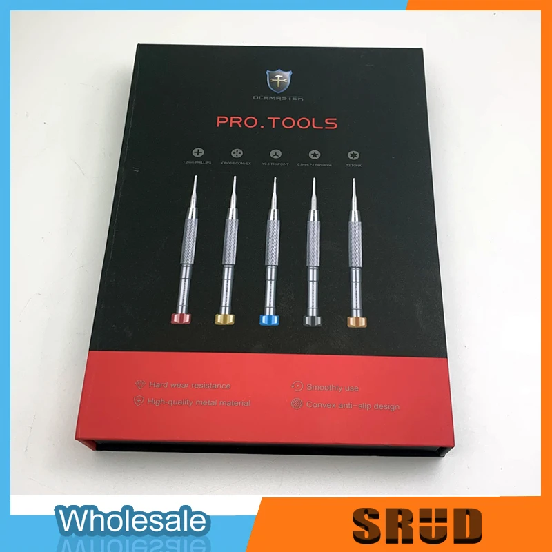 OCAMASTER PRO-TOOLS 5 in 1 Screwdriver Kit Disassemble Screwdriver Tool For Mobile Phone Opening Repair
OCAMASTER PRO-TOOLS 5 in 1 Screwdriver Kit Disassemble Screwdriver Tool For Mobile Phone Opening Repair