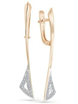 Master brilliant earrings with 34 diamonds in red gold
Master brilliant earrings with 34 diamonds in red gold