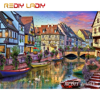 Diamond Painting Venice River Full Round Diamond Embroidery Beaded Cross Stitch Crystal Mosaic Pattern Diamond Dot Arts & Crafts
Diamond Painting Venice River Full Round Diamond Embroidery Beaded Cross Stitch Crystal Mosaic Pattern Diamond Dot Arts & Crafts