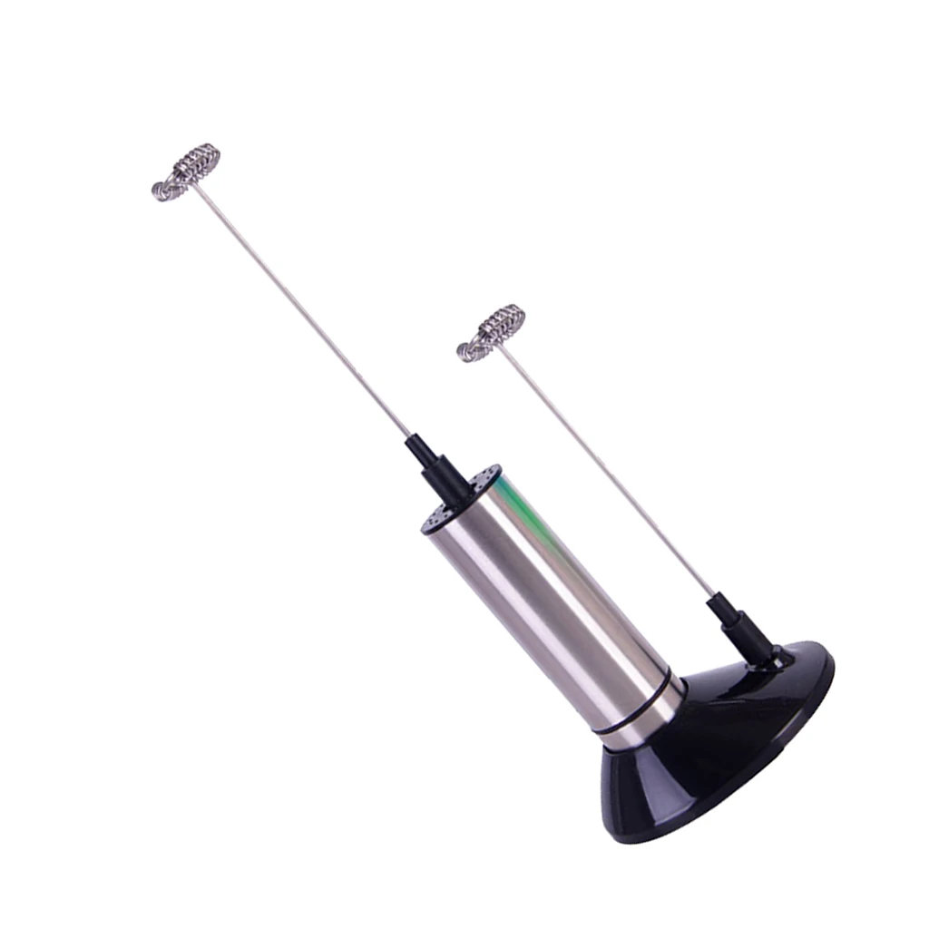 Blesiya Kitchen Double Spring Whisk Electric Milk Frother Hand Milk Foamer Blesiya Kitchen Double Spring Whisk Electric Milk Frother Hand Milk Foamer