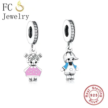 FC Jewelry Fit Original Brand Charm Bracelet 100% 925 Sterling Silver Blue Enamel Boy Girl Bead Pendant Making Friend Berloque
FC Jewelry Fit Original Brand Charm Bracelet 100% 925 Sterling Silver Blue Enamel Boy Girl Bead Pendant Making Friend Berloque