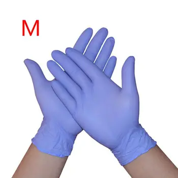 100Pcs Waterproof Disposable Washing Cleaning Nitrile Gloves Work Safety Gloves QX2B 
100Pcs Waterproof Disposable Washing Cleaning Nitrile Gloves Work Safety Gloves QX2B