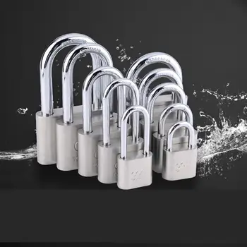Large Fillet Blade Padlock With 1 Key Anti Theft Skid Imitation Stainless Steel Through Lock Small For Dormitory
Large Fillet Blade Padlock With 1 Key Anti Theft Skid Imitation Stainless Steel Through Lock Small For Dormitory