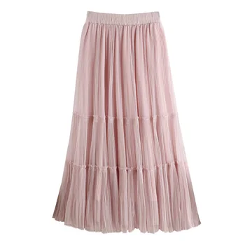 2020 Summer Skirts Women Fashion Candy Color Streetwear High Waist Sexy Pleated Solid Black Skirt Yarn mujer faldas Jupe W122
2020 Summer Skirts Women Fashion Candy Color Streetwear High Waist Sexy Pleated Solid Black Skirt Yarn mujer faldas Jupe W122