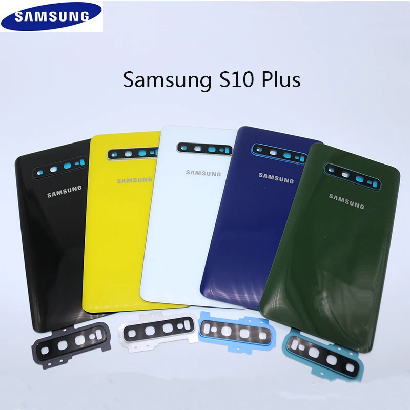 Original Samsung Galaxy S10 plus Battery Back Cover Door Housing Replacement Repair Parts + Camera Glass Lens Frame
Original Samsung Galaxy S10 plus Battery Back Cover Door Housing Replacement Repair Parts + Camera Glass Lens Frame