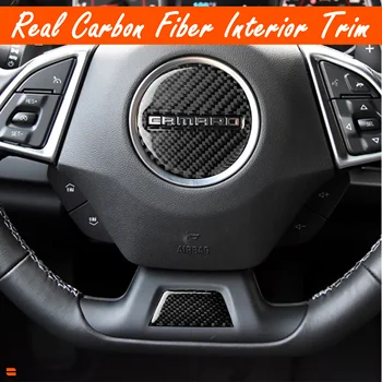 RRX Carbon Fiber For Chevrolet Camaro 2017 2018 2019 Car Steering Wheel Decoration Frame Trim Button Surround Modification
RRX Carbon Fiber For Chevrolet Camaro 2017 2018 2019 Car Steering Wheel Decoration Frame Trim Button Surround Modification