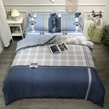 2020 New Checker Design Cotton Sanding Fabric Bedding Set Quilt Cover Queen Size King Size Duvet Cover Set
2020 New Checker Design Cotton Sanding Fabric Bedding Set Quilt Cover Queen Size King Size Duvet Cover Set