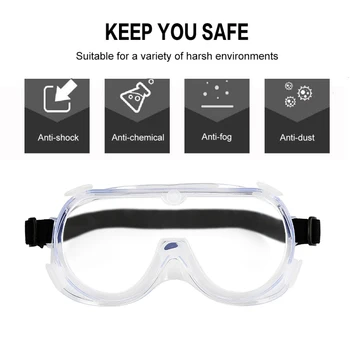 2pcs Safety Glasses Goggles Protective Goggles Transparent Lens Goggles Protective Goggles Eye Protection for Home & Workplace
2pcs Safety Glasses Goggles Protective Goggles Transparent Lens Goggles Protective Goggles Eye Protection for Home & Workplace
