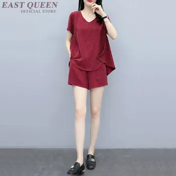 Summer Pants And Top Two Piece Set Outfit Korean Plus Size Tracksuits Loose Striped Shorts 2 Piece Sets Womens Outfits AA4880
Summer Pants And Top Two Piece Set Outfit Korean Plus Size Tracksuits Loose Striped Shorts 2 Piece Sets Womens Outfits AA4880