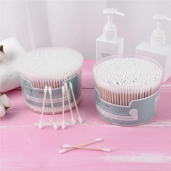 500PCS Disposable Double-ended Cotton Swabs Wood Stick Soft Round Pointed Heads Clean Swabs Shower Make Up Daily Necessaries
500PCS Disposable Double-ended Cotton Swabs Wood Stick Soft Round Pointed Heads Clean Swabs Shower Make Up Daily Necessaries