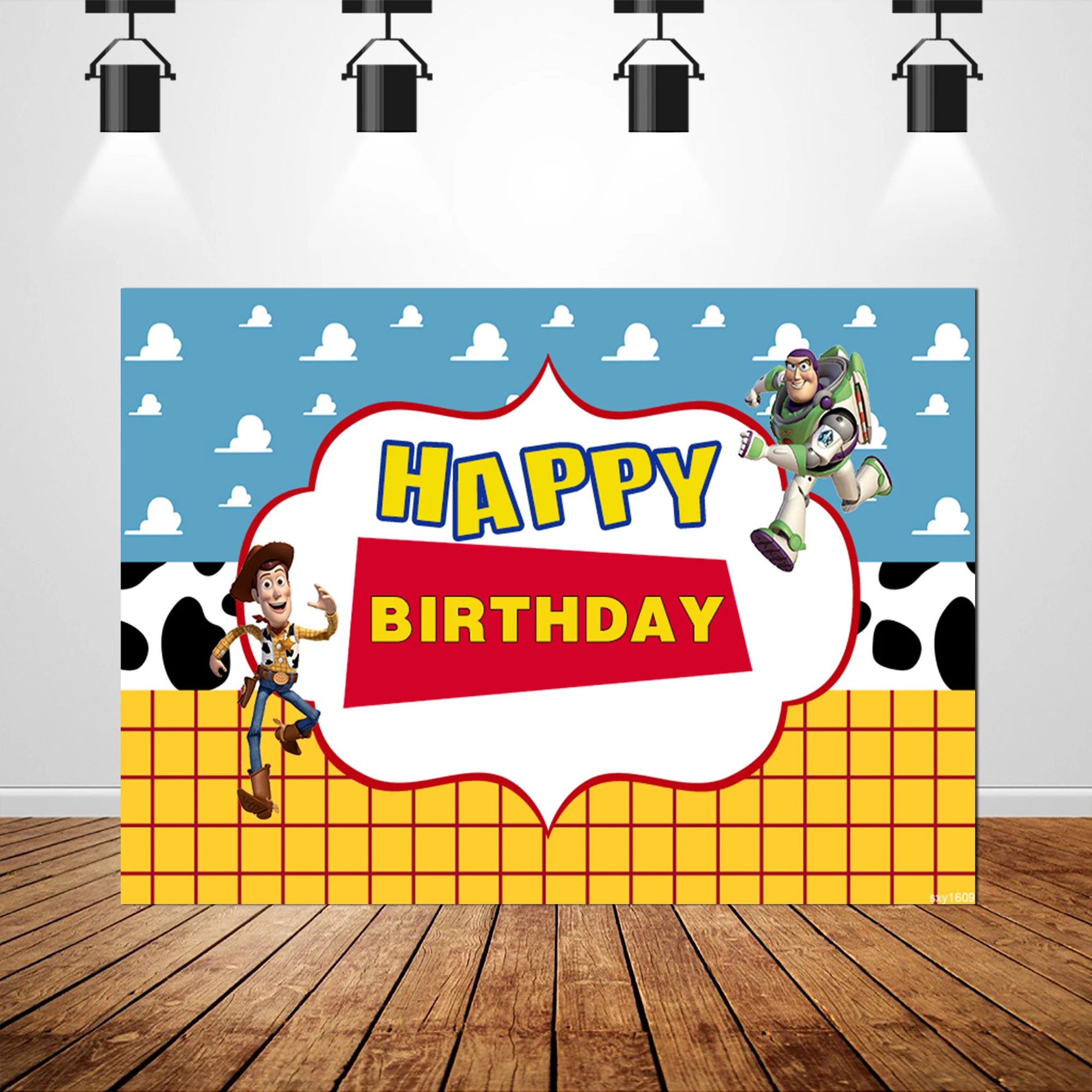 Sxy1609 Cartoon Photo Studio Background Custom Toy Story Backdrops Children 1st Birthday Party Decoration Banner 220x150cm
Sxy1609 Cartoon Photo Studio Background Custom Toy Story Backdrops Children 1st Birthday Party Decoration Banner 220x150cm