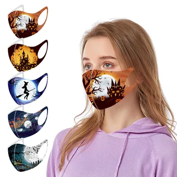 Mascarilla 5pcs Halloween Prints Adult's Face Masks Washable Reusable Mouth Mask Earloop Mask Mouth Caps Washable 
Mascarilla 5pcs Halloween Prints Adult's Face Masks Washable Reusable Mouth Mask Earloop Mask Mouth Caps Washable