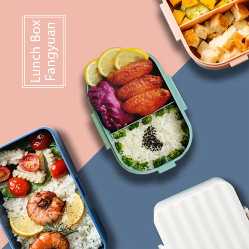Lunch Box Silicone Cover Four Side Buckle Lunch Box Microwave Oven Food Storage Single Layer Grid Seal Student Lunch Box
Lunch Box Silicone Cover Four Side Buckle Lunch Box Microwave Oven Food Storage Single Layer Grid Seal Student Lunch Box