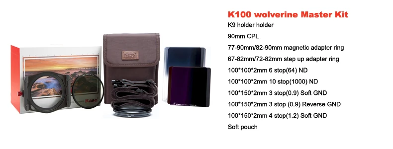 Kase K9 Magnetic 86mm Adapter for K9 100mm Filter Holder 90mm 86