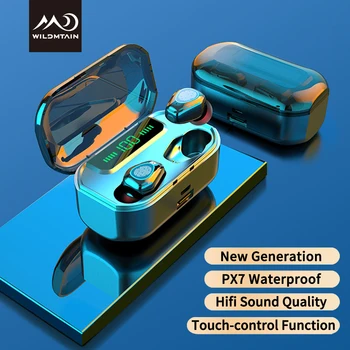 Bluetooth 5.0 True Wireless Earbuds Waterproof Bluetooth Earphone In-ear Headphones Touch Control with Charging Case for Sports
Bluetooth 5.0 True Wireless Earbuds Waterproof Bluetooth Earphone In-ear Headphones Touch Control with Charging Case for Sports