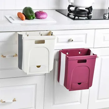 Plastic Practical Kitchen Household Wall-Mounted Folding Waste Bin Kitchen Cabinet Door Hanging Trash Cans#WY30#WY30
Plastic Practical Kitchen Household Wall-Mounted Folding Waste Bin Kitchen Cabinet Door Hanging Trash Cans#WY30#WY30