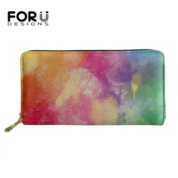 FORUDESIGNS 2020 New Women Long Wallet Multicolor Printed Ladies PU Money Bags Female Credit Card Holder Fashion Bolsa Femme
FORUDESIGNS 2020 New Women Long Wallet Multicolor Printed Ladies PU Money Bags Female Credit Card Holder Fashion Bolsa Femme
