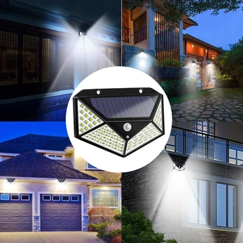 Solar Lights 100LED Solar Powered PIR Motion Sensor Light Outdoor Garden Security Wall Light Waterproof Pathway Lamps Lighting
Solar Lights 100LED Solar Powered PIR Motion Sensor Light Outdoor Garden Security Wall Light Waterproof Pathway Lamps Lighting