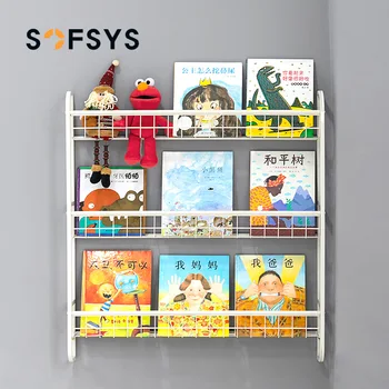 New Children Wall Mounted Bookshelves Save Space Books Picture Books and Racks Kindergarten Baby Simple Wrought Iron Bookshelves
New Children Wall Mounted Bookshelves Save Space Books Picture Books and Racks Kindergarten Baby Simple Wrought Iron Bookshelves