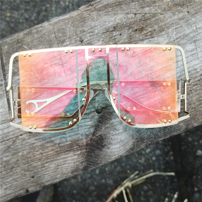 Super Large Futuristic Oversize Shield Visor Sunglasses Flat Top Mirrored Mono Lens Fashion Lady Metal Frame Sunglasses FML
Super Large Futuristic Oversize Shield Visor Sunglasses Flat Top Mirrored Mono Lens Fashion Lady Metal Frame Sunglasses FML