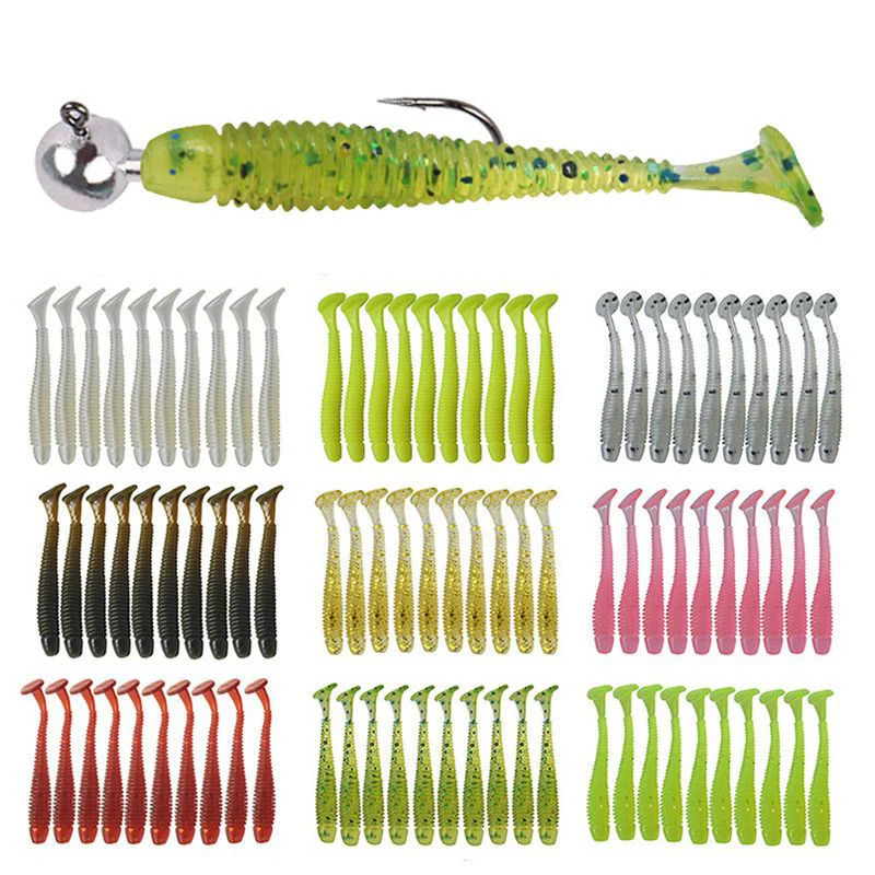 50mm 0.8g Soft Rubber Bait Fishing Lures Wobbler Soft Worm Fake Lures Fishing Bait Artificial Silicone Swimbait Fishing Tackle
50mm 0.8g Soft Rubber Bait Fishing Lures Wobbler Soft Worm Fake Lures Fishing Bait Artificial Silicone Swimbait Fishing Tackle