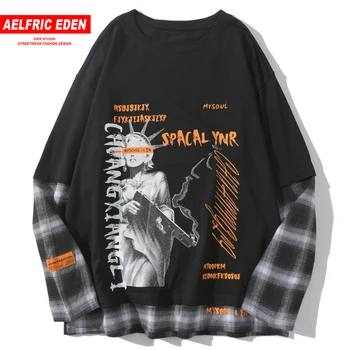 Aelfric Eden Fashion Plaid Patchwork Goddess of Liberty Printed Sweatshirts 2020 Hip Hop Long Sleeve Streetwear Casual Pullover
Aelfric Eden Fashion Plaid Patchwork Goddess of Liberty Printed Sweatshirts 2020 Hip Hop Long Sleeve Streetwear Casual Pullover