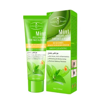 Mint leaf Exfoliating Peel Gel Body Exfoliator Instantly Removes Dead Skin Cells Revealing Natural Exfoliant For All Skin
Mint leaf Exfoliating Peel Gel Body Exfoliator Instantly Removes Dead Skin Cells Revealing Natural Exfoliant For All Skin