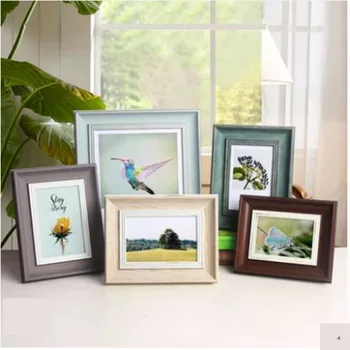 Wood Photo frame American-style Distressed rural Picture frame Creative Wall hanging Set up custom made 
Wood Photo frame American-style Distressed rural Picture frame Creative Wall hanging Set up custom made