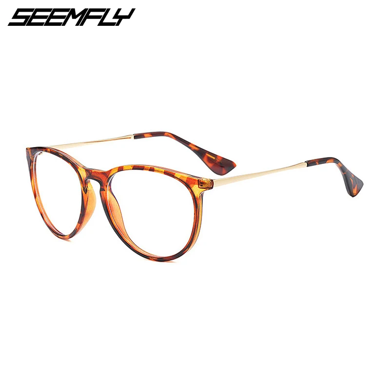 SEEMFLY Transparent Anti Blue Light Glasses Frame Women Men Round Eyeglasses Clear Lens Eyewear Unisex Optical Spectacles Frames
SEEMFLY Transparent Anti Blue Light Glasses Frame Women Men Round Eyeglasses Clear Lens Eyewear Unisex Optical Spectacles Frames