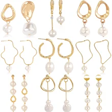 2021 New Earring Multiple Designs Baroque Irregular Simulated Pearl Drop Earrings For Women Geometric Metal Earrings
2021 New Earring Multiple Designs Baroque Irregular Simulated Pearl Drop Earrings For Women Geometric Metal Earrings