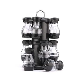 16pcs Rotating Cruet Condiment Seasoning Jars Set for Spices Pepper Sprays Bottles Spice Salt Rack Kitchen Storage Organizer
16pcs Rotating Cruet Condiment Seasoning Jars Set for Spices Pepper Sprays Bottles Spice Salt Rack Kitchen Storage Organizer