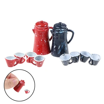 5Pcs 1/12 Doll House miniature dining ware porcelain tea set dish cup set toy 
5Pcs 1/12 Doll House miniature dining ware porcelain tea set dish cup set toy